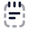 Notepad Text Dashed icon preview