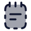 Notepadtextdashed icon with duotone rounded style