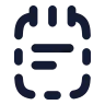 Notepad Text Dashed icon preview