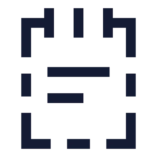 Notepad Text Dashed Icon in Stroke Sharp style