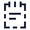 Notepad Text Dashed icon preview