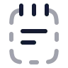 Notepad Text Dashed icon preview