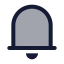 Notification icon with duotone rounded style