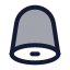 Notification icon with duotone rounded style