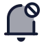 Notificationblock icon with duotone rounded style