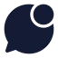 Notificationbubble icon with solid standard style