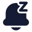 Notificationsnooze icon with solid standard style