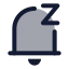 Notificationsnooze icon with duotone standard style