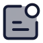 Notificationsquare icon with duotone standard style