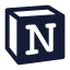 Notion icon with solid standard style