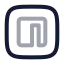 Npm icon with twotone rounded style