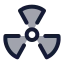 Nuclearpower icon with duotone standard style