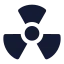 Nuclearpower icon with solid sharp style