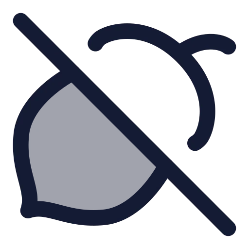 Nut Off Icon in Duotone Rounded style