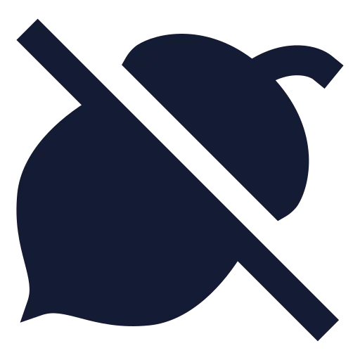 Nut Off Icon in Solid Sharp style
