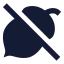 Nutoff icon with solid sharp style