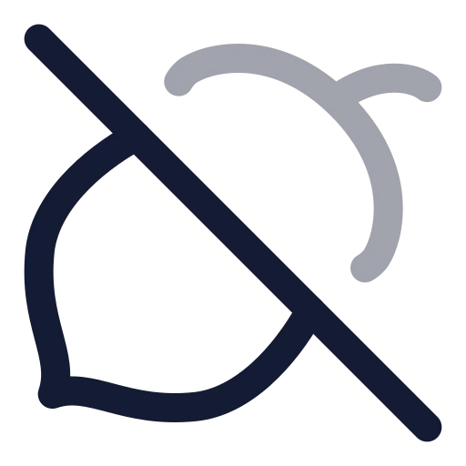 Nut Off Icon in Twotone Rounded style