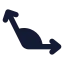 Obtuse icon with solid standard style