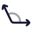 Obtuse icon with twotone rounded style