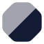 Octagon icon with bulk rounded style