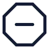 Octagon Minus icon preview