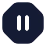 Octagon Pause icon preview