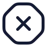 Octagon X icon preview