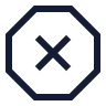 Octagon X icon preview