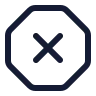 Octagon X icon preview