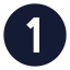 Onecircle icon with solid sharp style