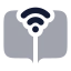 Onlinelearning icon with bulk rounded style