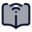 Onlinelearning icon with duotone rounded style