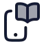 Onlinelearning icon with duotone rounded style