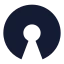 Opensource icon with solid sharp style
