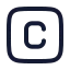 Optionscall icon with stroke rounded style