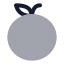 Orange icon with bulk rounded style