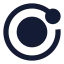 Orbit icon with solid sharp style