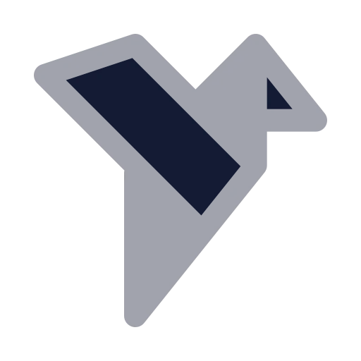 Origami Icon in Bulk Rounded style