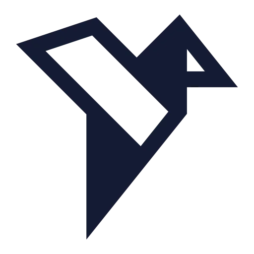 Origami Icon in Solid Sharp style