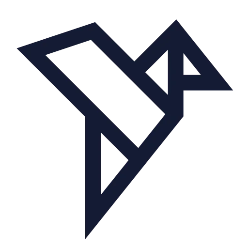 Origami Icon in Stroke Sharp style