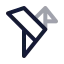 Origami icon with twotone rounded style