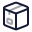 Package icon with twotone rounded style