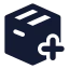 Packageadd icon with solid standard style