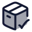 Packagecheck icon with duotone rounded style