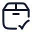Packagedelivered icon with stroke rounded style