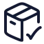 Packagedelivered icon with stroke rounded style