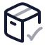 Packagedelivered icon with twotone rounded style