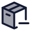Packageminus icon with duotone standard style
