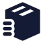 Packagemoving icon with solid standard style
