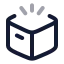 Packageopen icon with twotone rounded style